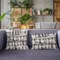 Edge Collections - Double sided 22" x 22" - Off White - Elegant Faux Fur Throw Pillow for Romantic Settings - 1 Piece